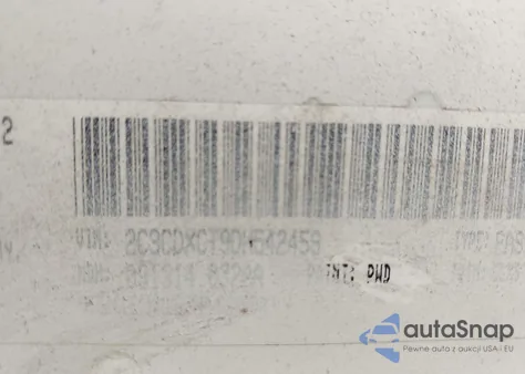 2013 Dodge Charger R/T Max из США, поврежденный, VIN 2C3CDXCT9DH542459